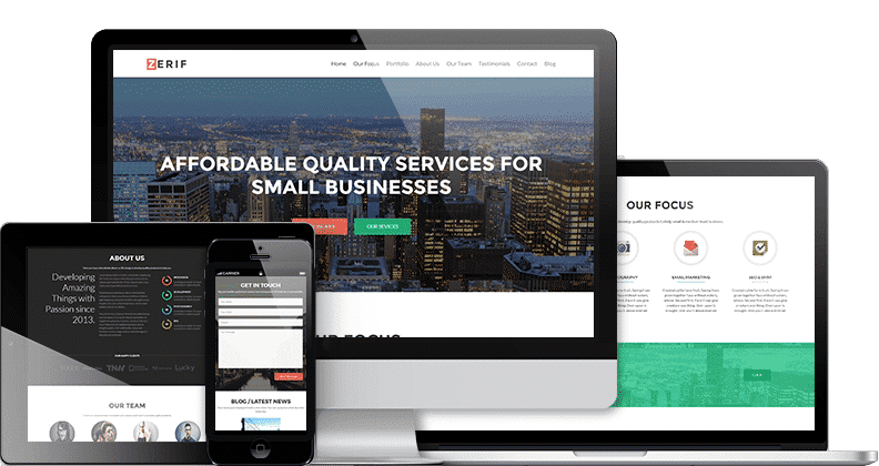Zerif Pro WordPress Theme